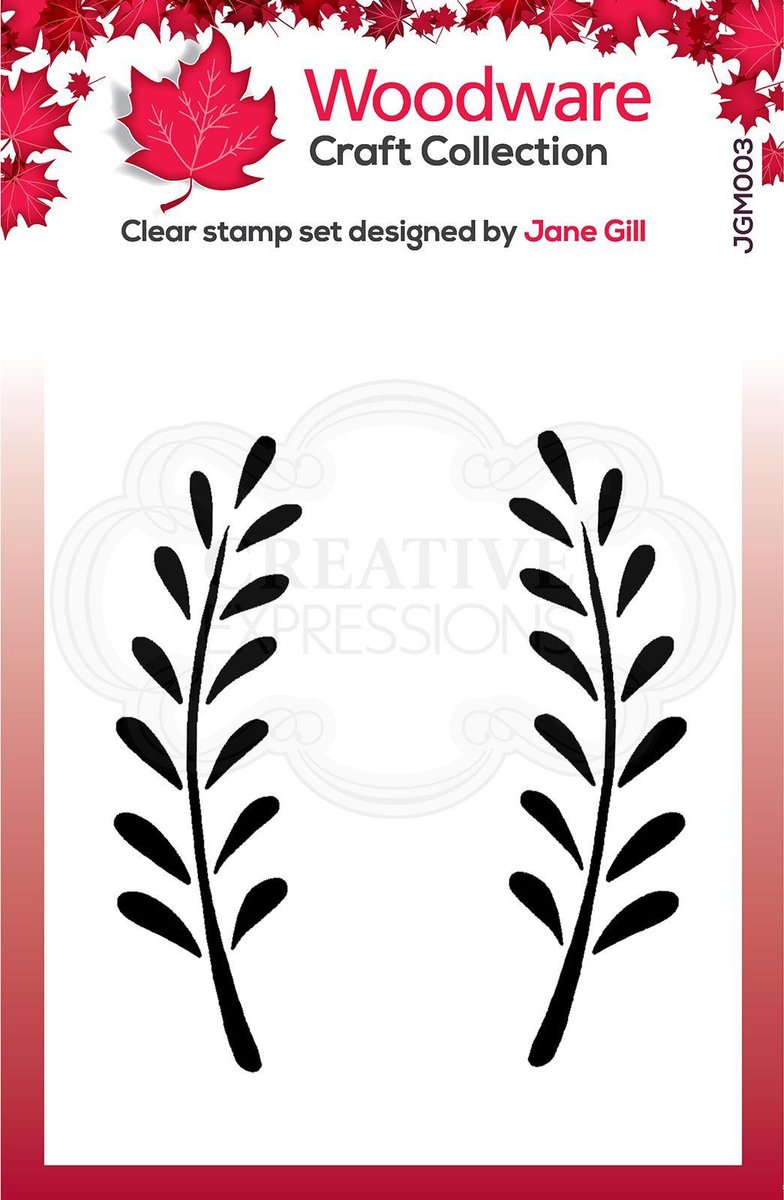 Woodware Clear singles Anya leaf