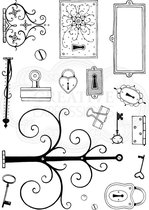 Pink Ink Designs Clear stamp - Scharnieren - A5 - Set van 18 stempels