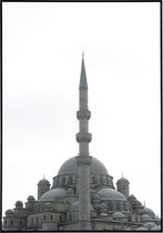 Poster van een mooie minaret - 20x30 cm