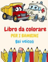 Libro da colorare per i bambini Cool veicoli