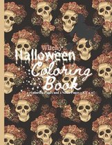 Witchy Halloween Coloring Book