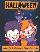 Halloween Activity & Coloring Book For Kids