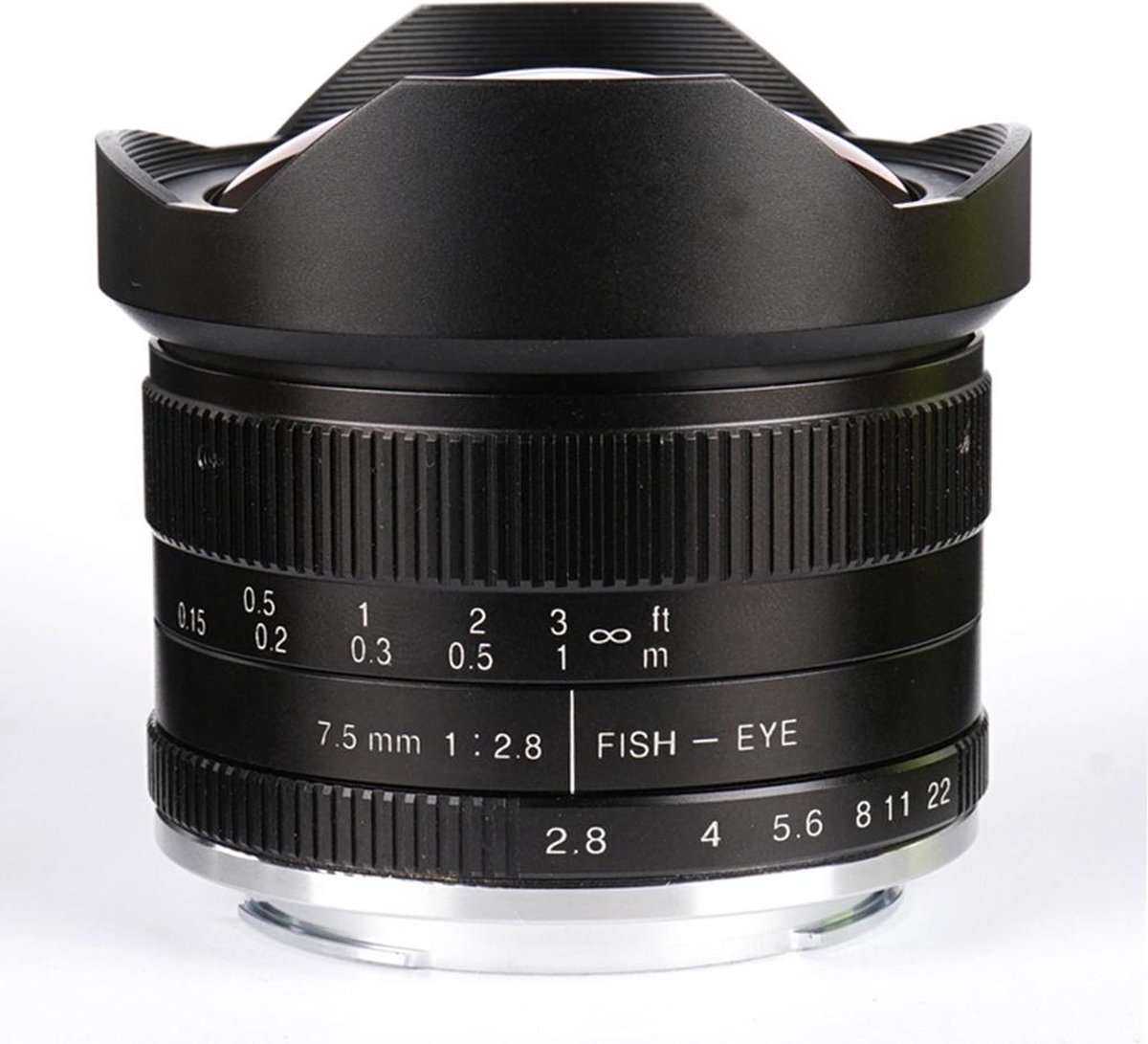 7 Artisans - Cameralens - 7.5mm F2.8 MKII APS-C voor Canon EOS-M-vatting |  bol.com
