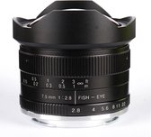 7 Artisans - Cameralens - 7.5mm F2.8 MKII APS-C voor Canon EOS-M-vatting