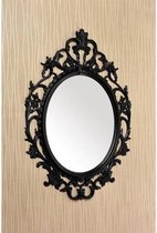 Design Wandspiegel - Zwart - Barrock stijl - Sierspiegel - Wanddecoratie