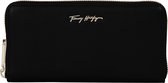 Tommy Hilfiger - Essential leather large ziparound - dames - black