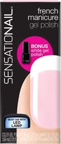Sensationail Gel Color Nagellak - French Manicure Clear + Bonus White Gel