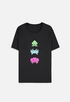 Space Invaders Heren Tshirt -S- Zwart