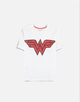 DC Comics Wonder Woman Dames Tshirt -2XL- Logo Wit