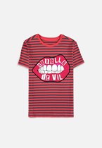 Disney Cruella Dames Tshirt -XL- Striped Rood/Zwart