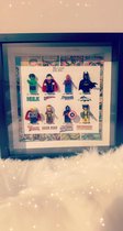 Building blocks Superhelden kader My love
