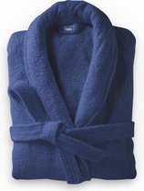 Textile de rêve - Unisexe - Badjas - Blauw - S/M -100% Katoen éponge - Merveilleusement chaud - Super doux - Soft Terry -