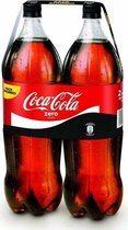 Verfrissend drankje Coca-Cola Zero (2 x 2 L)