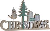 Decoratieve figuren DKD Home Decor Christmas Hout MDF (30 x 2 x 17.5 cm)