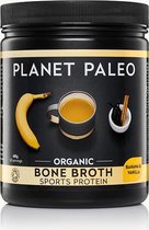 Planet Paleo / Biologische Botbouillon Eiwitpoeder – Vanille en Banaan - 480 gram