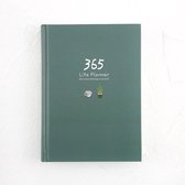 Booky Jaarplanner | Jaarlijkse Agenda | 365 Dagen | Dagboek & Schoolagenda | Kaki