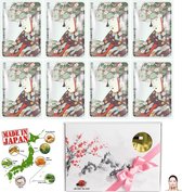 MITOMO Japan Aloe Vera & Cherry Blossom Beauty Face Mask Giftbox - Japanse Skincare Gezichtsmaskers met Geschenkdoos - Masker Geschenkset voor Vrouwen - 8-Pack