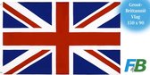 F4B Britse Vlag | 150x90 cm | Groot-Brittannië Vlag | 100% Polyester | Messing Ogen | Weerbestendig