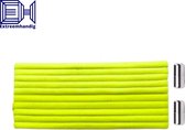 veters - (geel) (neon) - niet strikken - elastische veters - no tie - schoenveters - sportveters - rond - schoenveters - kinderveters