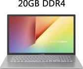 Asus VivoBook X712JA - 17.3" - Intel Core i5-1035G1 - 20GB DDR4 - 512GB SSD M.2 NVMe - Windows 11 Ready