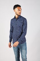 Gabbiano Overhemd Overhemd 331797 Navy Mannen Maat - 3XL