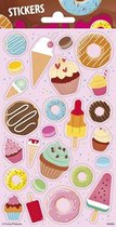 Funny Products Stickervel Sweets Junior Papier 25 Stuks