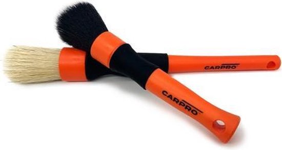 Foto: Carpro detailing brush set 2 borstels voor interieur en exterieur reiniging