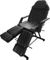 Dakta® Salonstoel | Ligstoel | Zwart | Voor tatoeëren en massagebehandelingen | Verwijderbare kussens | Schoonheid Stoel