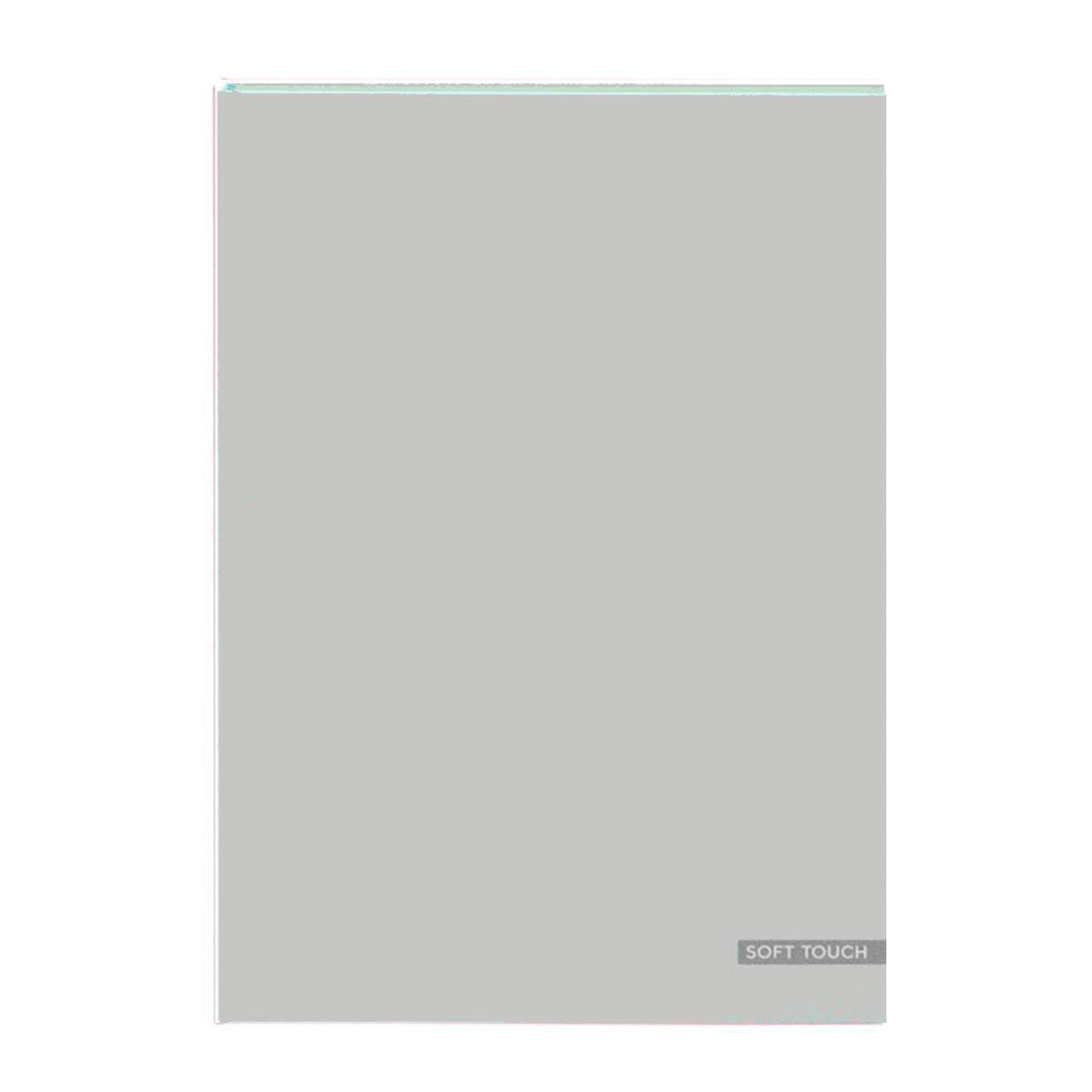 Groot notitieboek A4 - Blanco inhoud - Met luxe harde kaft - Zachtgrijs - Gratis verzonden
