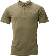 Columbia Zero Rules Outdoorpolo Khaki Heren - Maat M