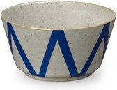 Lyngby Porcelain Dan-Ild bowl D9cm H5cm zig zag