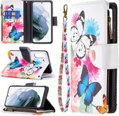 Fonu Wallet hoesje Samsung A82 - Vlinder