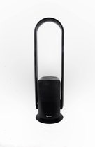 Karl Hagemann™ CleanCool Luxe Ventilator staand - Zwart - Zonder bladen - 2 in 1 bladeless ventilator toren luchtkoeler met luchtreiniger