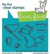 Butterfly Kisses Flip-Flop Clear Stamps (LF2516)