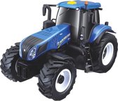 Maisto Tractor New Holland Junior 30,5 Cm Blauw/zwart