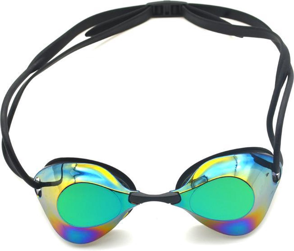 Zwembril Volwassenen - Mirror-coated Anti-fog UV-bescherming Professional Racing