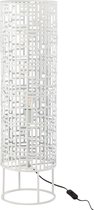J-Line Staanlamp Rond Metaal Wit Large