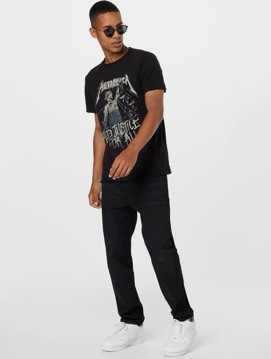 Chemise amplifiée metallica justice pour tous Zwart-Xl