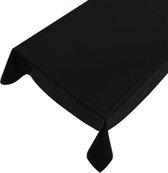 Tafelzeil/tafelkleed zwart 140 x 245 cm - Tuintafelkleed