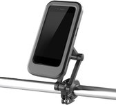 DrPhone FTH1 - Support de téléphone pour vélo/moto - Aimant intégré - Étanche - Rotatif à 360 degrés - Convient jusqu'à 6,7 pouces - 22-28 mm - Zwart