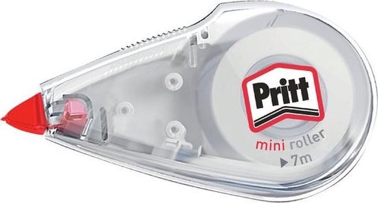 Pritt - Mini flex correctie roller - Sportkleuren - 7 meter lang - 4,2mm - 3 stuks - Pritt