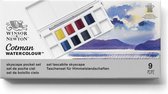 Winsor & Newton Cotman Watercolour 8 Halve Pans Skyscape Pocket Set