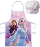 Disney Frozen Kookschort met kookmuts - 3 - 8 jaar (53 cm lang)