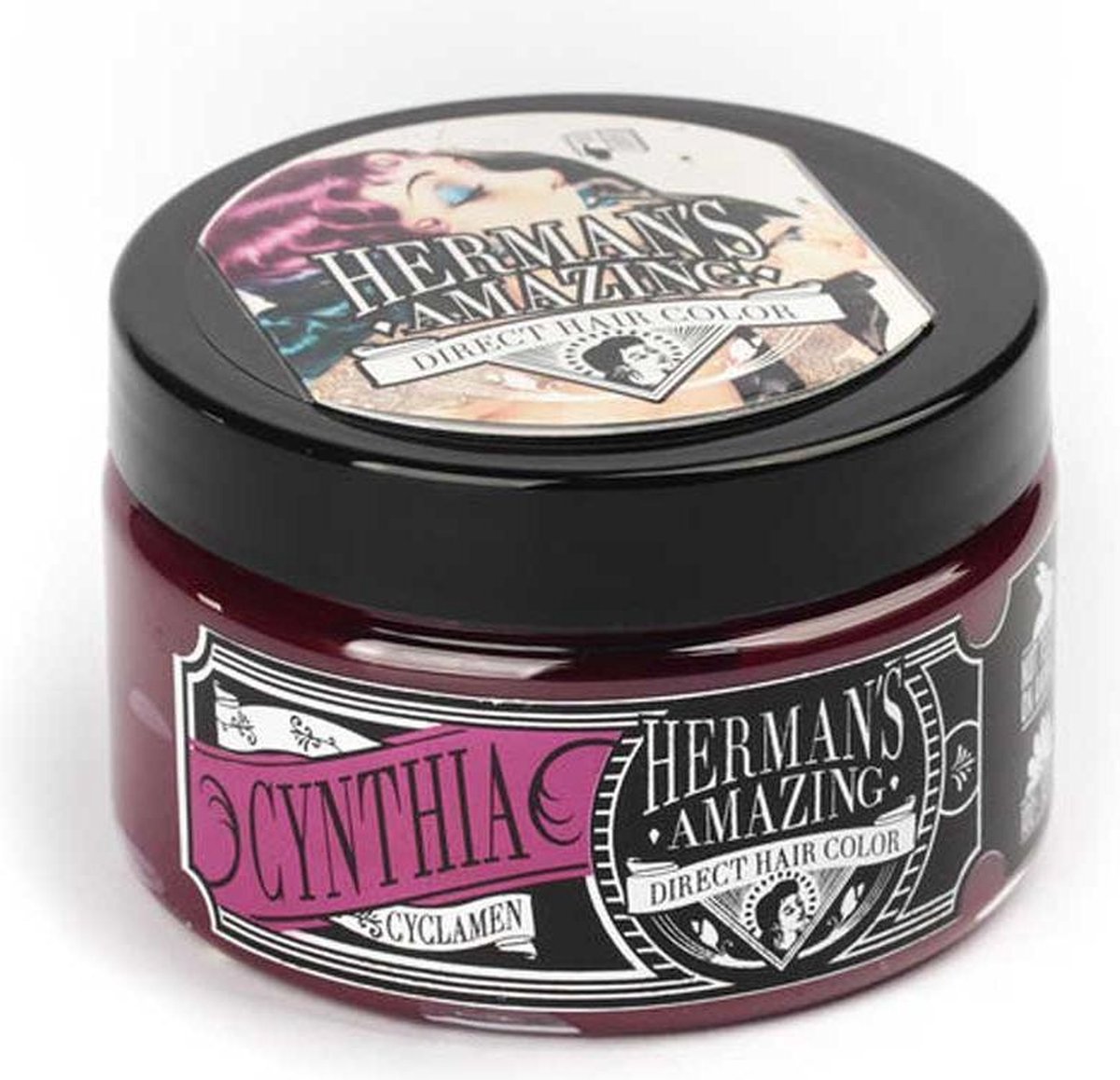 Hermans Amazing Haircolor - Cynthia Cyclamen Semi permanente haarverf - Roze