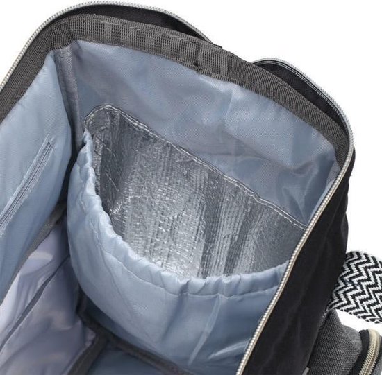 BabyOno Oslo - Rugzak Luiertas - 12 vakken - Gratis verschoonmat! — afbeelding 2