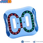 JUST23 Magic bean board - IQ ball brain game - Anti stress speelgoed - Magic puzzle - Speed Cube - Blauw
