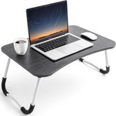 Tatkraft Olaf - Opvouwbare Laptoptafel Ontbijt Op Bed Tafel -  Notebookstandaard Schoottafel Met Inklapbare Poten -  Geschikt Voor  Apple iPad/ Macbook Air/Pro 12/13/15 Inch Stand