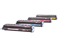 Set 4x ABC huismerk toner geschikt voor Canon 707 707K 707C 707M 707Y voor Canon I-Sensys LBP-5000 LBP-5100