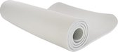 Yogamat - Fitnessmat - Sportmat - Grijs - 1 cm dik - Met draagband