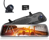 Spiegel Dashcam G840S - 12" IPS Touchscreen  Full HD Duo camera  GPS tracker (Gratis 32 GB TF-kaart)